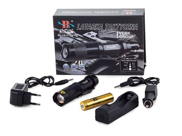 Bailong taktikaline led-toruke cree zoom xm-l3-u3