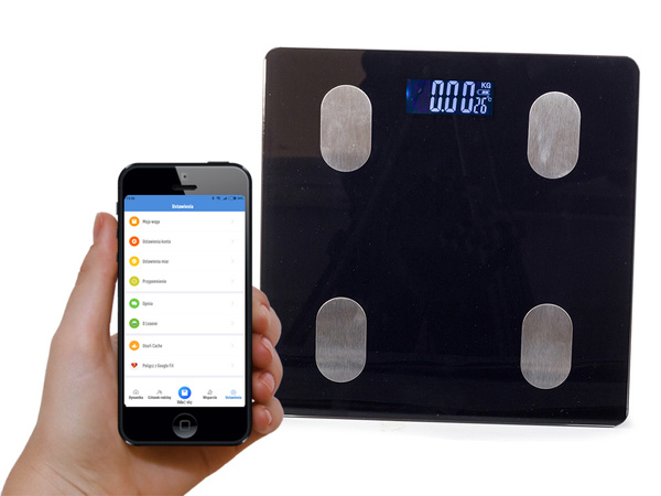 Bmi analüütiline vannipunkt bluetooth 180kg