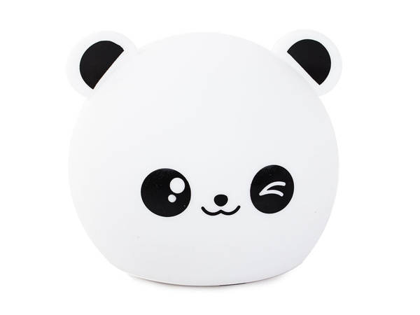 Laste öövalgusti panda rgb led puldiga usb kaugjuhtimispult