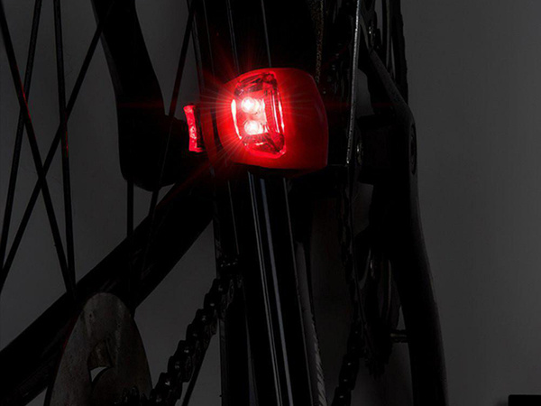 Led bike light front rear 2tk silicone