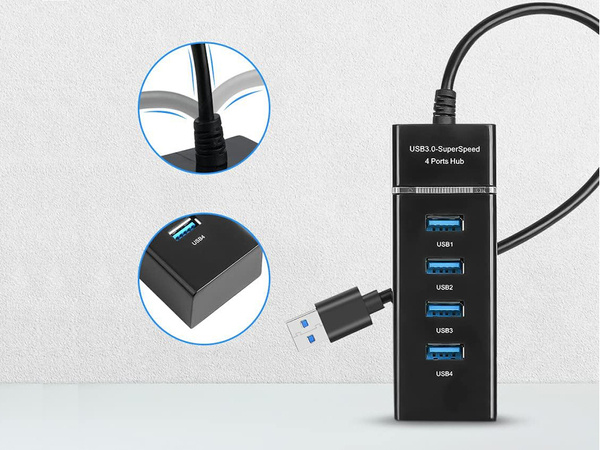 Rummu usb 3.0 pordi jaotur 4 pordi jaotur adapter adapter