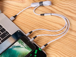 3in1 usb kaabel telefoni välk kaabel iphone micro usb type-c 1.2m