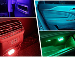 6 led-lambi rgb auto sisevalgustuse traadita lisavarustus