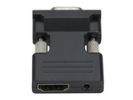 Konverter adapter hdmi-st vga d-sub audioks