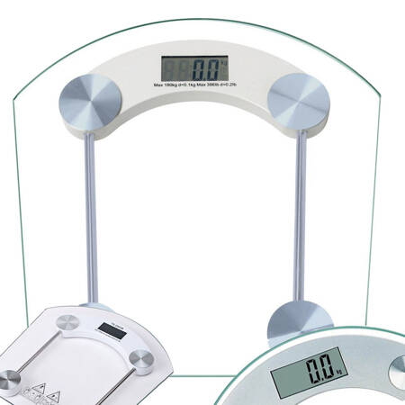 180kg ELECTRONIC BATHWEIGHT GLASS LCD ANALYTIC TRANSCRIPTIVE