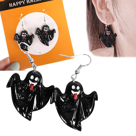 Boucles d'oreilles halloween fête d'halloween fantôme citrouille bonbon œil