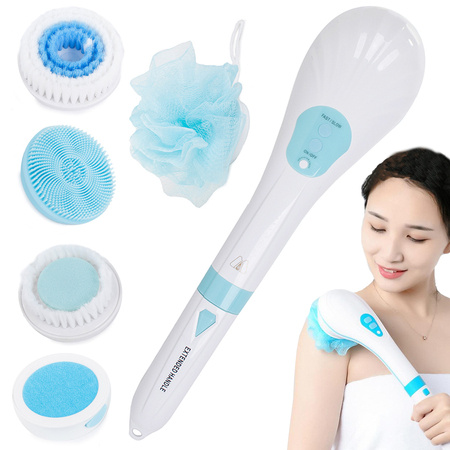 Brosse de bain massante pour le dos et le corps