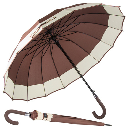 Élégant parapluie gouvernemental grand xxl solide poignée antidérapante automatique