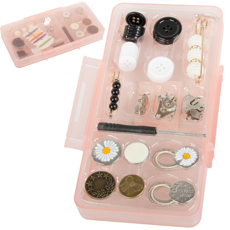 Kit de couture 40in1 valise de couture fil boutons