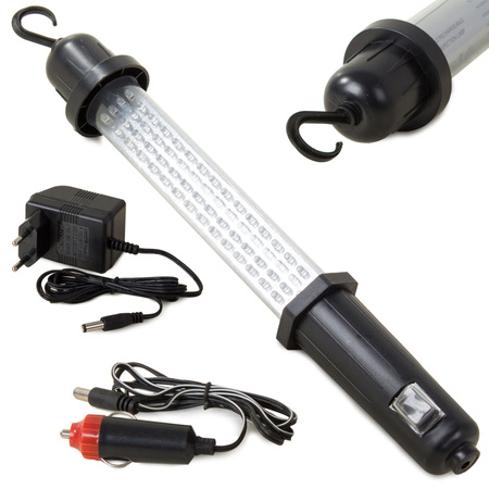 Lampe d'atelier 60 leds 2 alimentations 12v 230v