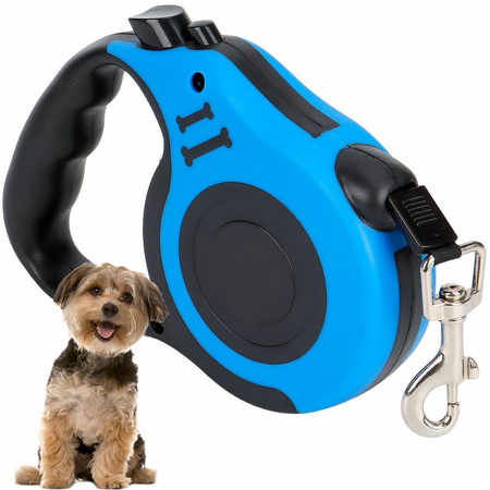 Ligne automatique pour chiens blocage puissant courbe légère 5m 15kg