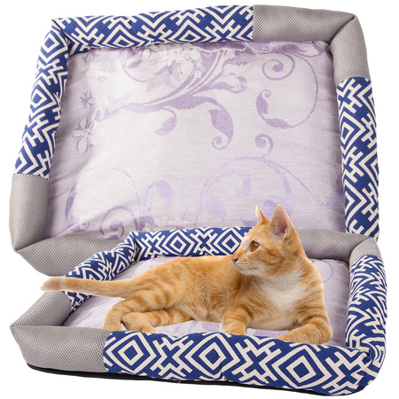 Lit pour chat matelas de couchage griffoir parc pour chat l