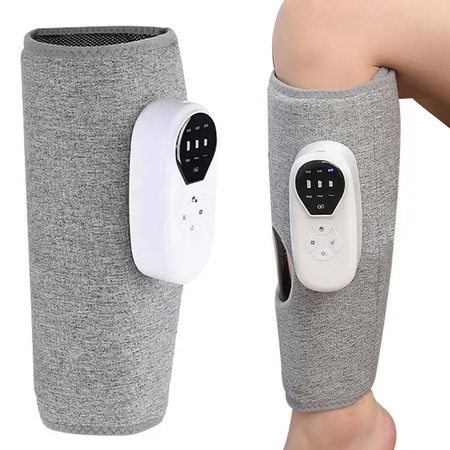 Masseur de jambe chauffant avec compression pour les mollets