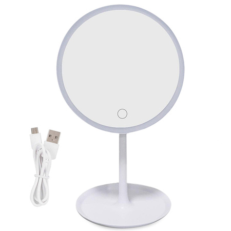 Miroir de maquillage à led pour cosmétiques