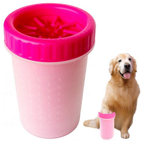 Nettoyeur de pattes pour chien chat coupe de nettoyage de pattes en silicone grand xl