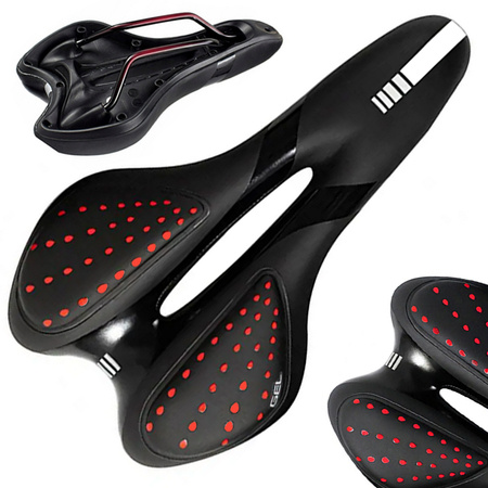 Selle de vélo selle de sport mousse gel confortable pour vélo