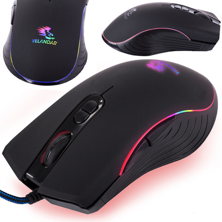 Souris optique filaire pour ordinateur portable pc souris gaming rgb