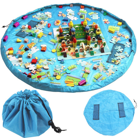 Tapis de jeu sac à jouets sac à jouets poubelle à jouets sac organisateur de sol