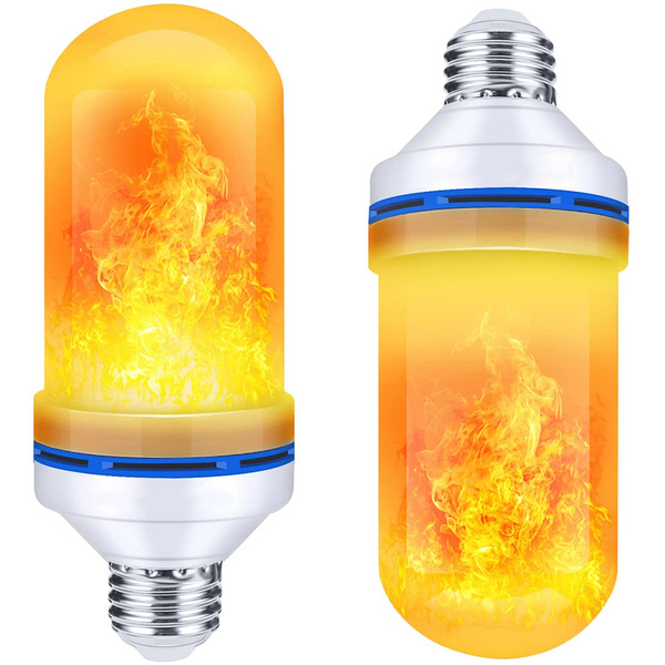 Ampoule led imitation flamme vivante e27 9w décorative