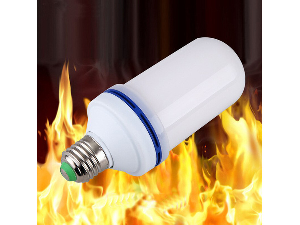 Ampoule led imitation flamme vivante e27 9w décorative