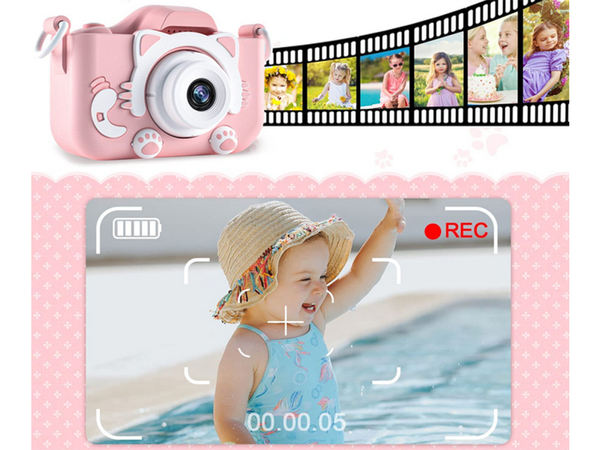 Appareil photo numérique pour enfants avec jeux appareil photo jeux kitty