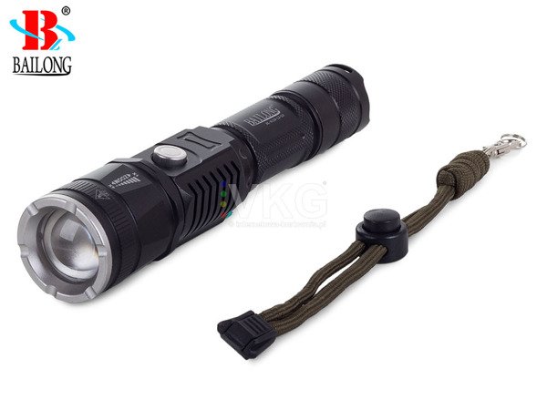 BAILONG LATARKA WOJSKOWA ZOOM LED CREE XM-L3-U3 K128