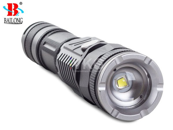 BAILONG LATARKA WOJSKOWA ZOOM LED CREE XM-L3-U3 K128