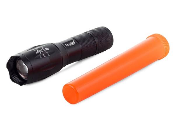 Bailong tactical led torch cree zoom xm-l3-u3