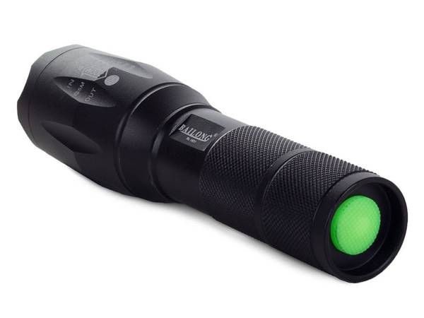 Bailong tactical led torch cree zoom xm-l3-u3