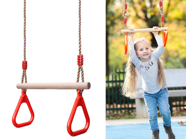 Balançoire de jardin pour enfants trapèze de gymnastique