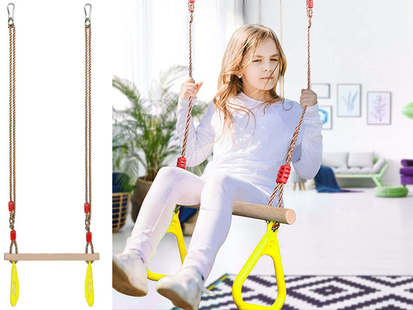 Balançoire de jardin pour enfants trapèze de gymnastique