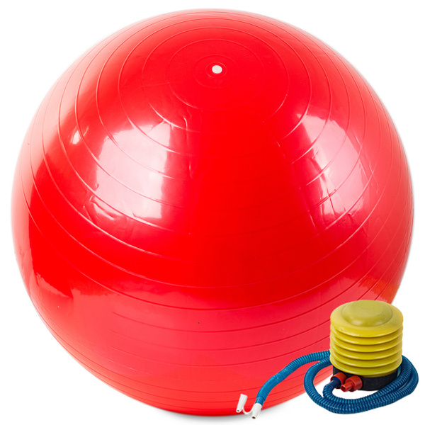 Ballon de gymnastique pour fitness 75cm pompe