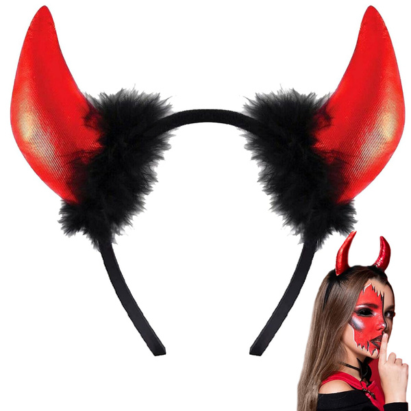 Bandeau cornes de diable carnaval halloween