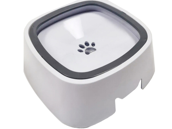 Bol d'eau flottant pour chien et chat 1l non éclaboussant buveur lent