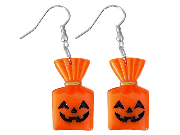 Boucles d'oreilles halloween fête d'halloween fantôme citrouille bonbon œil