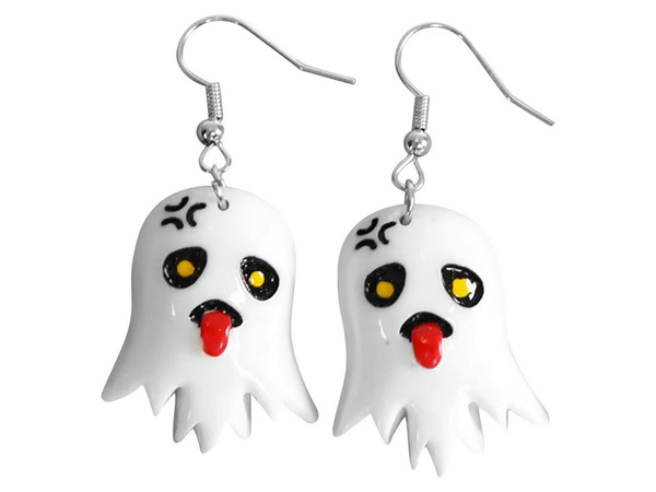 Boucles d'oreilles halloween fête d'halloween fantôme citrouille bonbon œil