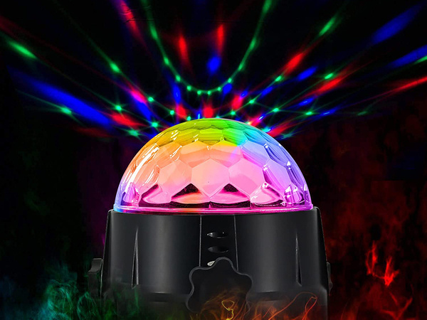 Boule disco spotlight led rgb projecteur