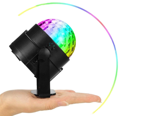 Boule disco spotlight led rgb projecteur