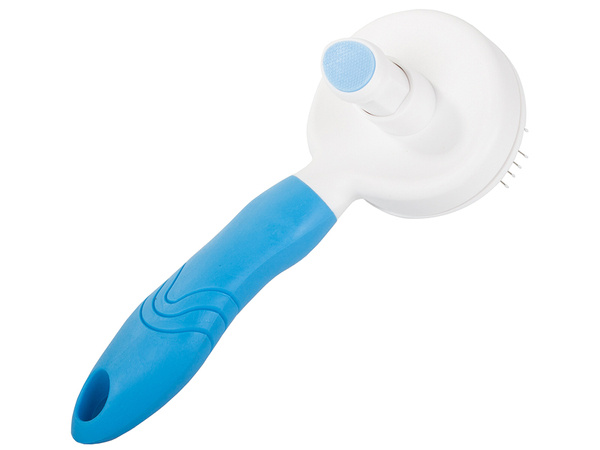 Brosse à poils autonettoyante pour chiens chats