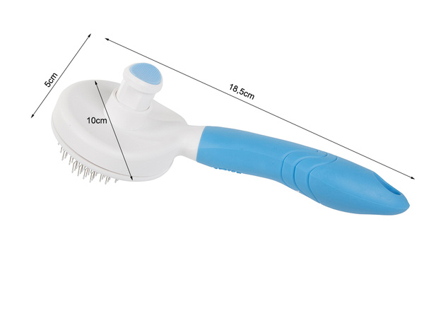 Brosse à poils autonettoyante pour chiens chats