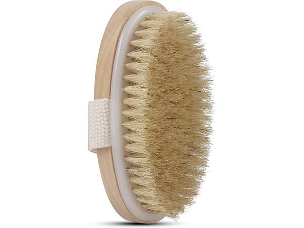 Brosse de massage pour le corps sec humide naturel