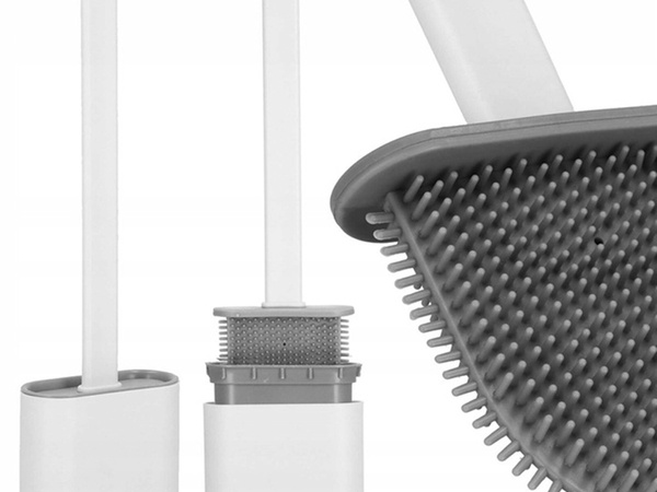 Brosse de toilette en silicone pour la salle de bain base complète étanche