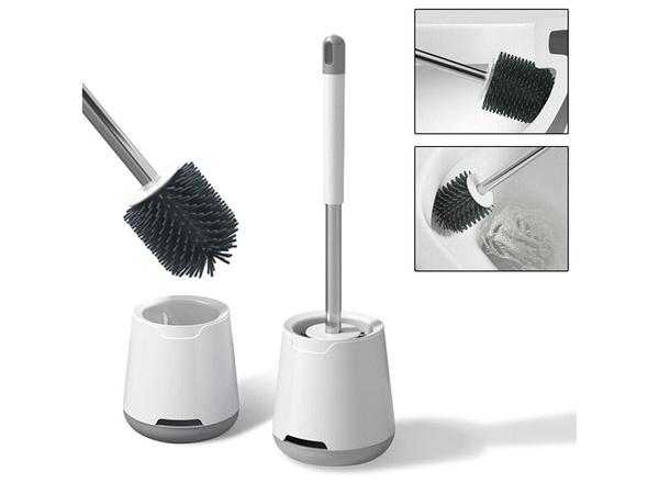 Brosse de toilette en silicone salle de bain toilettes wc