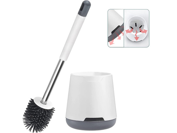 Brosse de toilette en silicone salle de bain toilettes wc