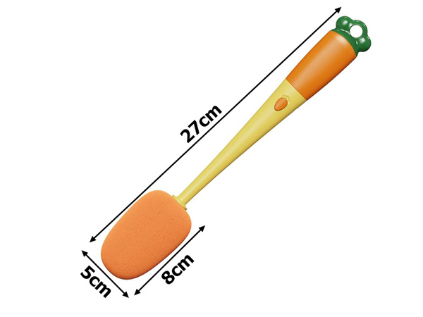 Brosse éponge pour laver les bouteilles verres bocaux long laveur avec éponge