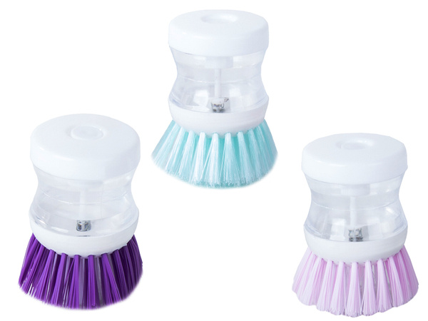 Brosse lave-vaisselle distributeur de liquide