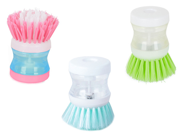 Brosse lave-vaisselle distributeur de liquide