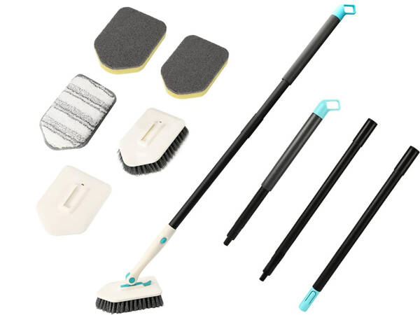 Brosse multifonctionnelle set 3in1 brosse microfibre éponge brosse multifonctionnelle