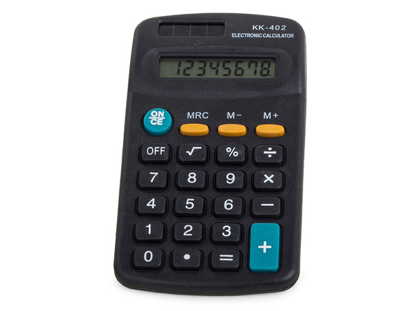 Calculatrice de poche classique 8 chiffres basic