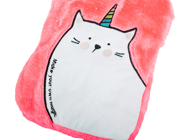 Caoutchouc thermofor dans un couvercle chauffe-eau peluche chat pour enfants